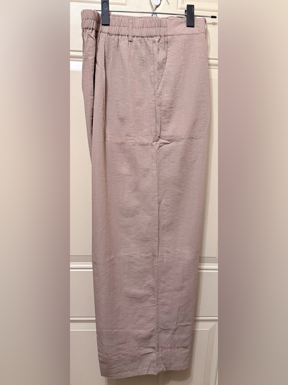 Airmenty Mocha Textured Trousers Size 3 XL